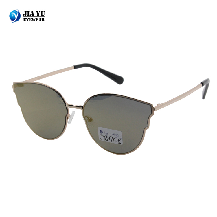 Top Quality Retro Fashion Ce Uv400 Polarized Metal Sunglasses Luxury